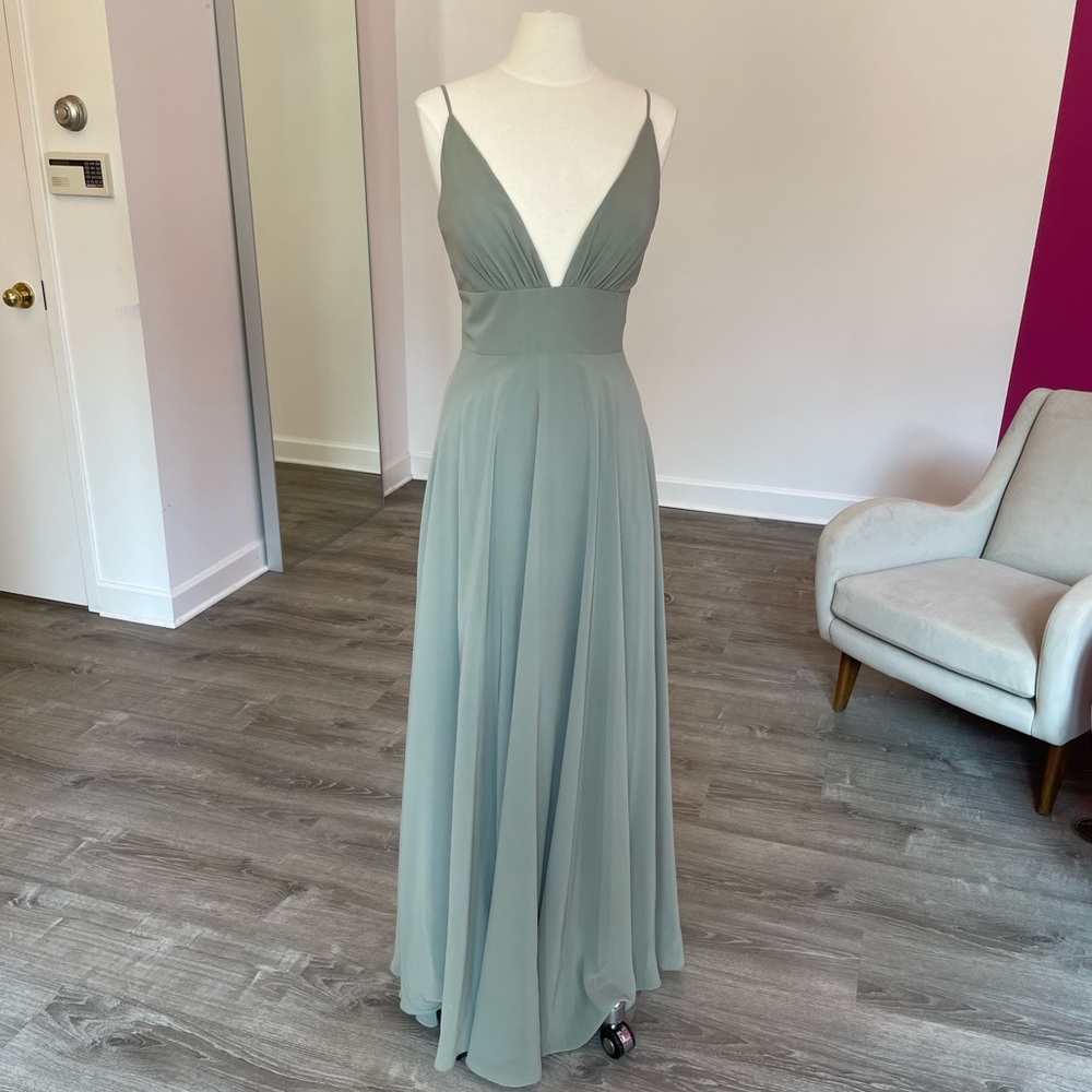 NWT Jenny Yoo Brady Sage Bridesmaid Dress Size 10 ($130 OBO)
